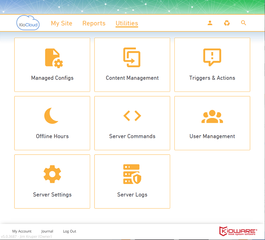 Kiosk Management: Utilities